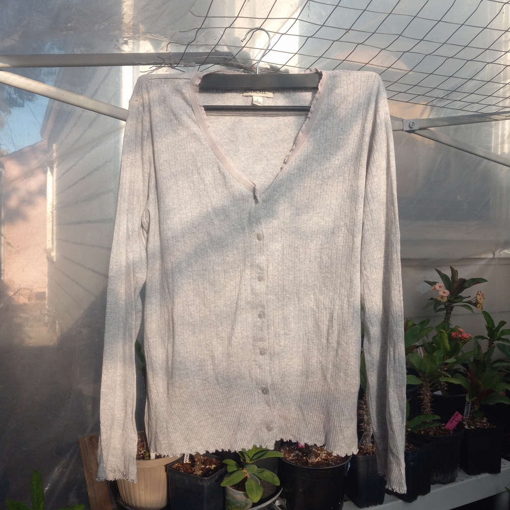 Cherokee Light Gray Casual Top